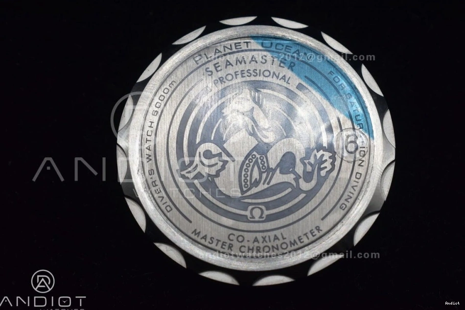 6000M Ultra Best Super SBF Dial 1:1 SS Clone Blue Bracelet A8912 Edition Deep SS on Seamaster Deep 0108